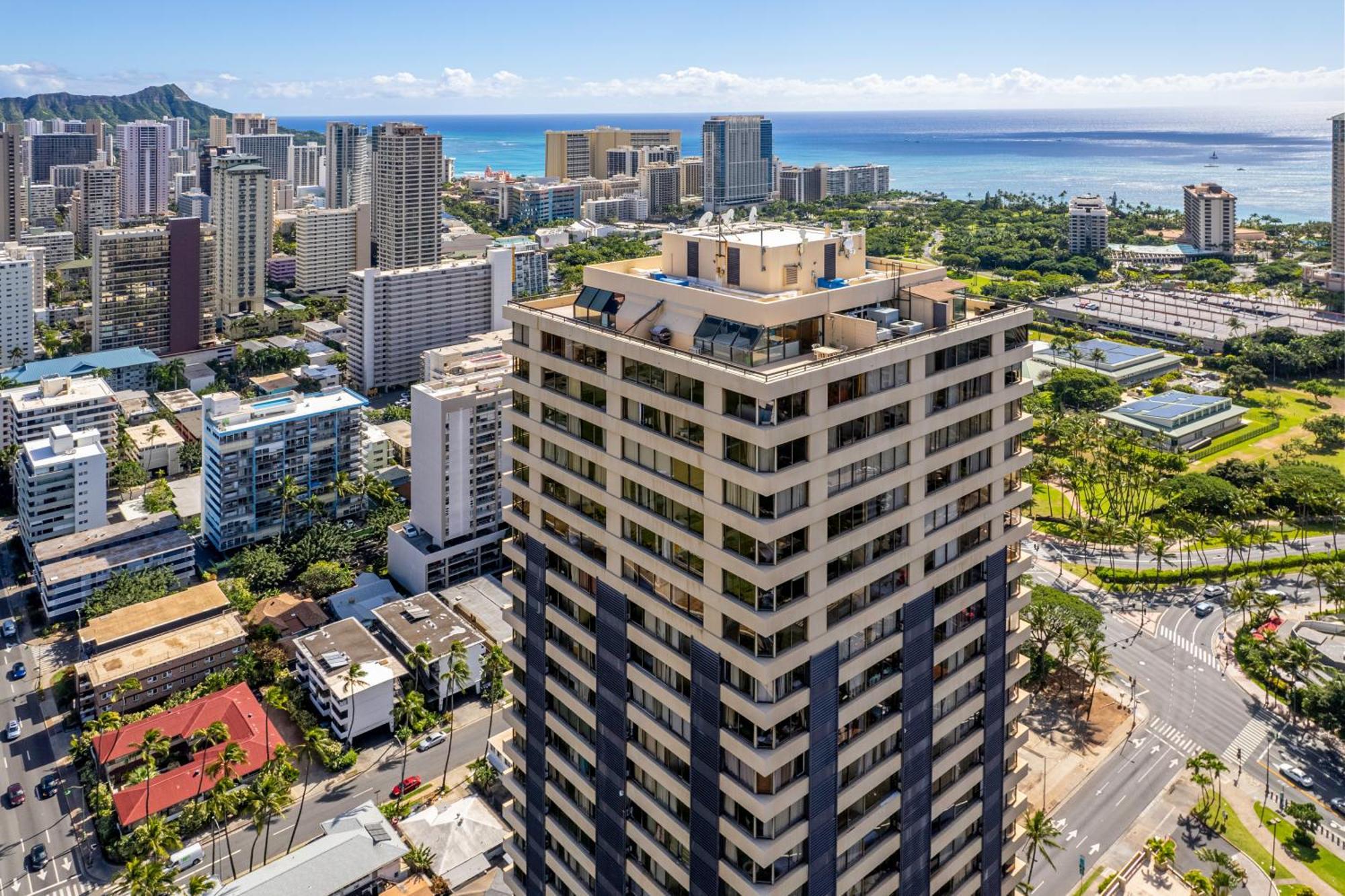 Hawaiian Monarch Penthouse 402 Apartment Honolulu Bagian luar foto